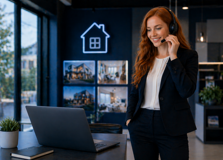AI voice agent for real estate qualifying a buyer lead
