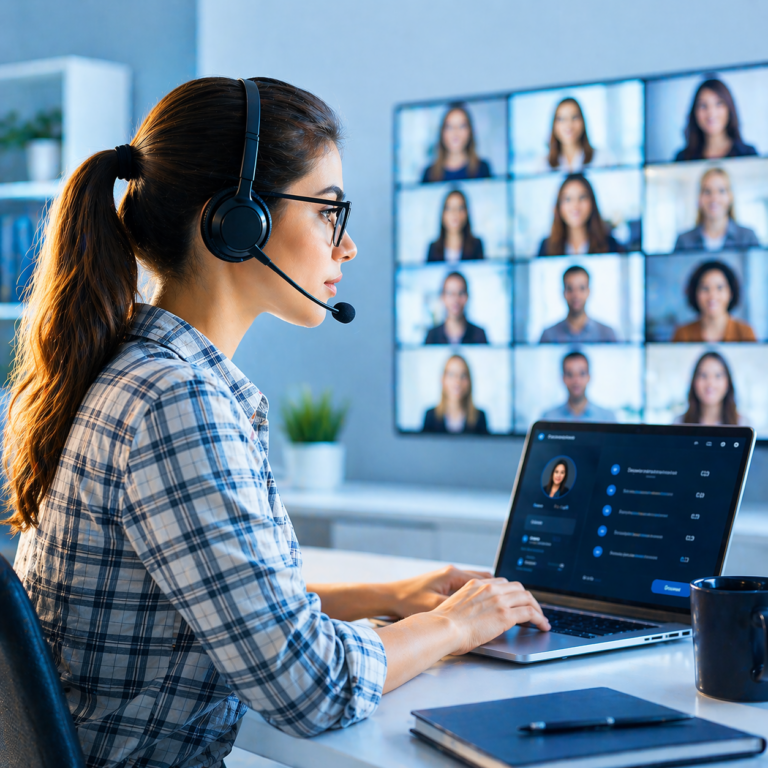 AI voice agent in action